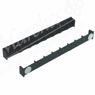 Multi Media Rail Black Plastic