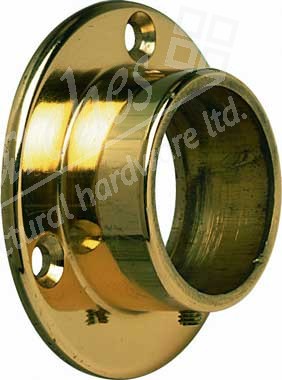 Wall Flange Sockt Pol Chr 38mm