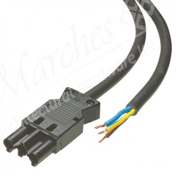 Mains lead, black