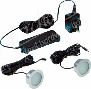 4x12v White Led Light Kit 32mm