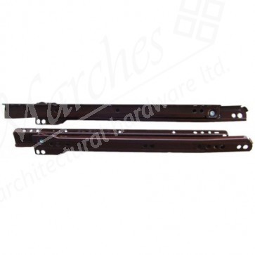 Bottom Fix Drawer Runners - 30kg - Brown