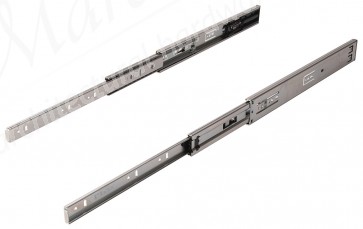 400mm Ball Bearing Drawer Runner Full Extension - Zinc