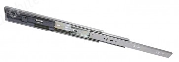 400mm Ball Bearing Soft Close Drawer Runner Full Extension - Zinc