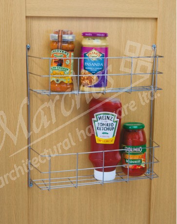 Two Tier Spice Rack 380mm cc x 95mm (D) x 410mm (H)