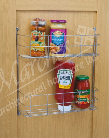 Two Tier Spice Rack 380mm cc x 95mm (D) x 410mm (H)