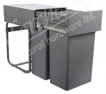 Waste Boss Pull Out Waste Bin (2x 32L) 