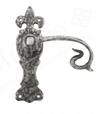 Curly Lever Handle Set - Natural Textured