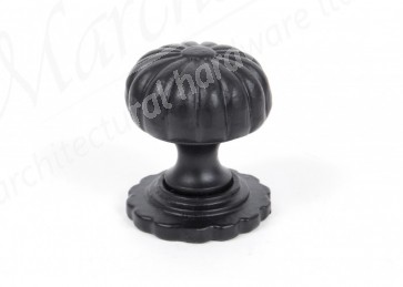Small Cabinet Knob (with base) - Black 