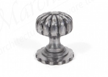 Small Cabinet Knob (with base) - Natural Smooth 