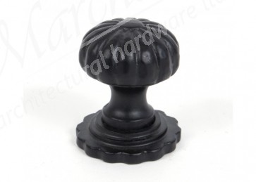 Large Cabinet Knob (with base) - Black 