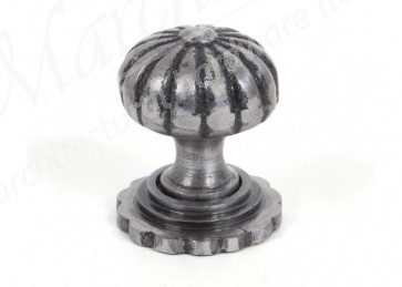 Large Cabinet Knob (with base) - Natural Smooth 