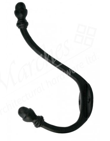 Acorn Hat & Coat Hook - Black