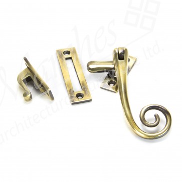 Monkeytail Fastener - Aged Brass 