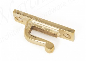 Hook Plate - Polished Brass