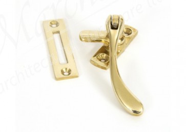 Peardrop Fastener - Polished Brass 