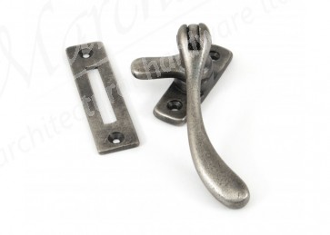 Peardrop Fastener - Antique Pewter 