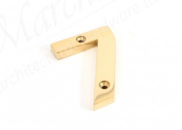 Polished Brass Numeral 7