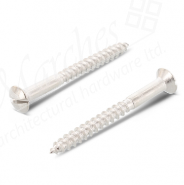 A2 SSS 3.0 x 12mm Slotted CSK Raised Head Wood Screws (Box 200)