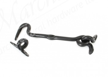 6" Forged Cabin Hook - Black