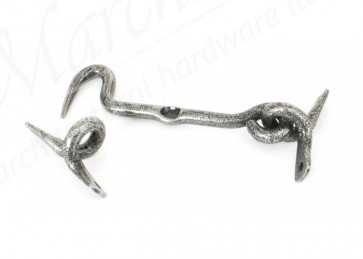 4" Forged Cabin Hook - Pewter