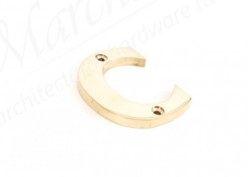 Letter C - Polished Brass