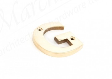 Letter G - Polished Brass