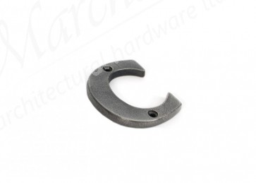 Letter C - Antique Pewter