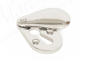 Plain Covered Escutcheon - Polished Nickel