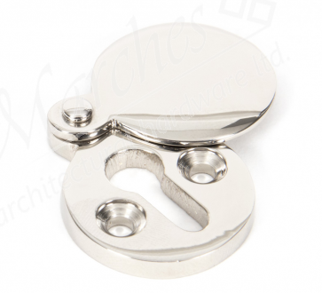 Round Escutcheon with Cover - Polished Nickel