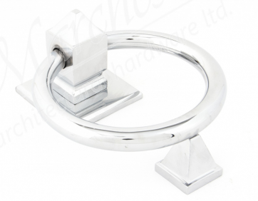 Ring Door Knocker - Polished Chrome