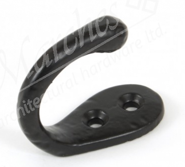 Single Robe Hook - Black