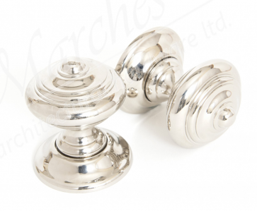 Elmore Concealed Mortice Knob Set - Polished Nickel 