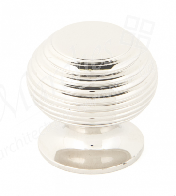 Beehive Cabinet Knob 30mm - Polished Nickel 