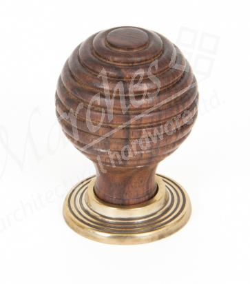 Rosewood and AB Beehive Cabinet Knob 38mm