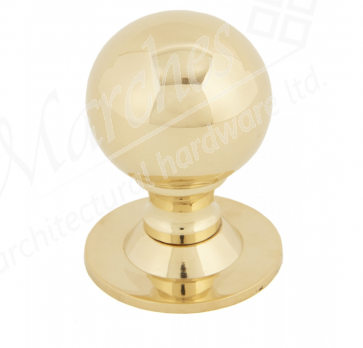Ball Cabinet Knob 39mm - Polished Brass