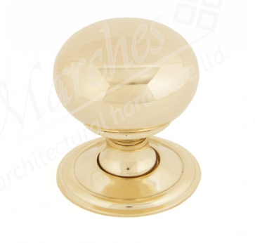 cabinet brass knob mushroom 32mm polished knobs fittings