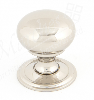 Mushroom Cabinet Knob 32mm - Polished Nickel