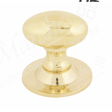 Oval Cabinet Knobs - Polished Brass