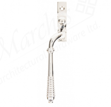 Reeded Left Hand Espag Handles - Polished Nickel