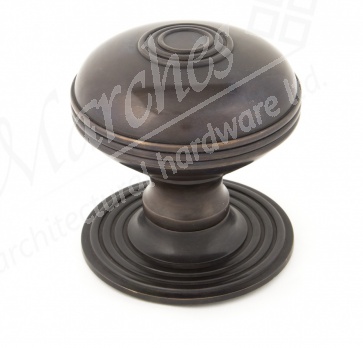 Prestbury Centre Door Knob - Aged Bronze 