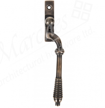 Reeded Right Hand Espag Handle - Aged Bronze 