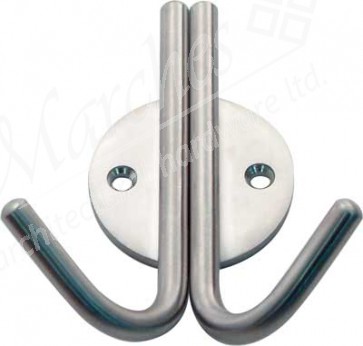 Coat Hook 77x99mm Sat St St