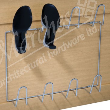 Shoe Rack Double 400mm Chr