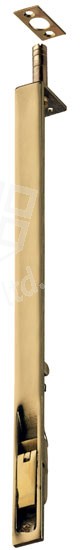 Flush Bolt Pol Brass 305x19mm