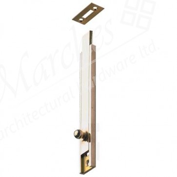 Surf/recess Bolt 160mm Pol Brass
