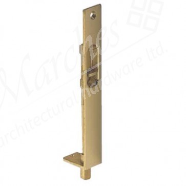 Flush Bolt Pol Brass 76x13mm