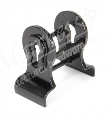 Euro Door Pull 50mm (Back to Back fixings) - Black