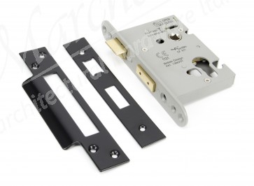 Euro Profile Sash Lock 3" - Black