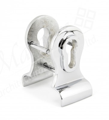 Euro Door Pull 50mm (Back to Back fixings) - Polished Chrome