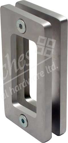 Flush pull handle, 110 x 60 mm